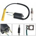 Wflnhb Ignition Coil And Spark Plug 30500-hn1-003 30700-kcz-000 Replacement For 1999-2006 Honda Sportrax 400 Trx400ex 2x4