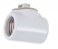 B P Lampa Twin Medium Base Glazed Porcelain Socket With Flange Bushing Cap 1 8 Ip 