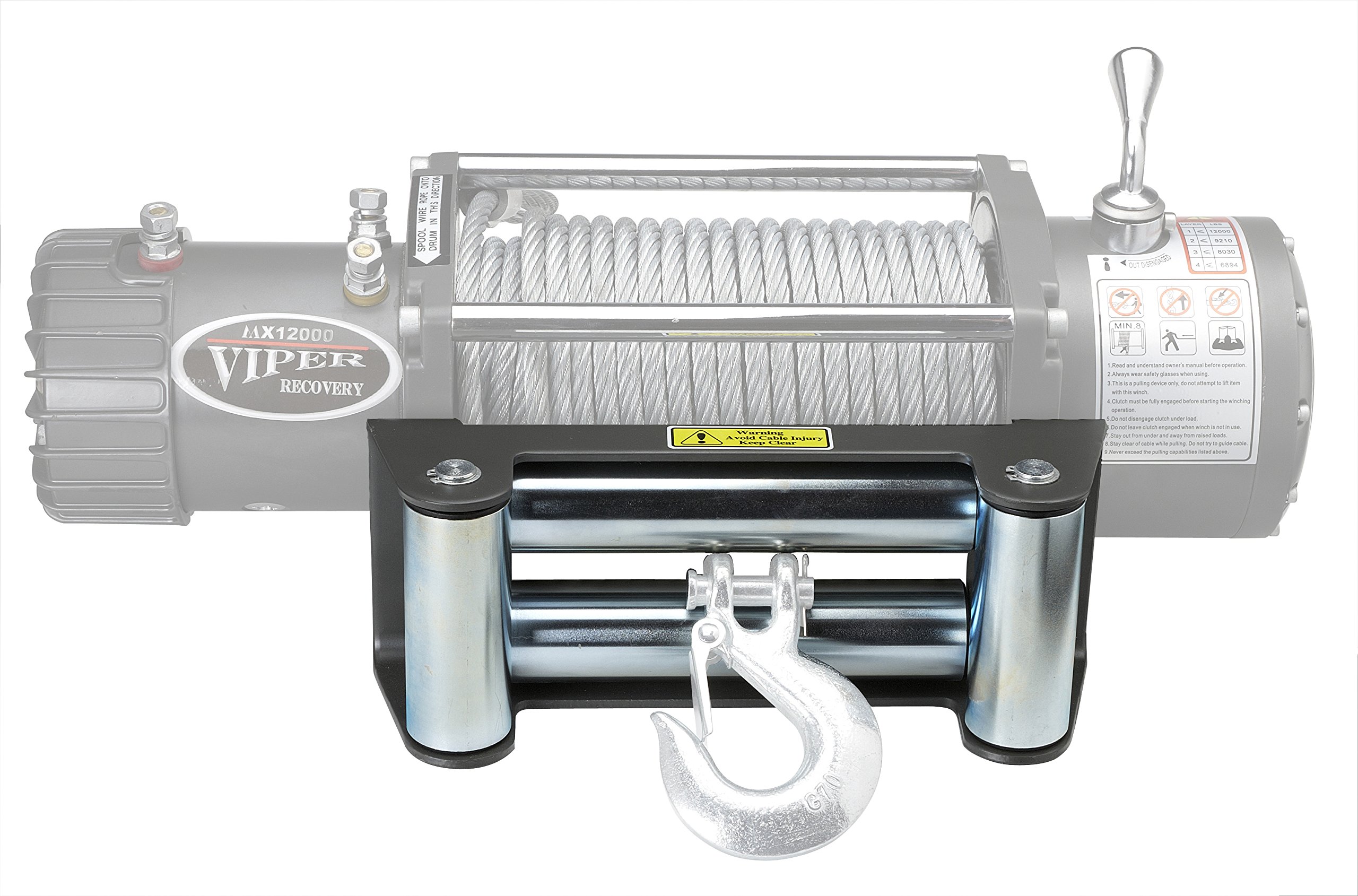 Viper Recovery 4x4 Off Road Jeep Trailer Truck Winch Roller Fairlead 10