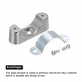 Uxcell 10pcs Pipe Support Bracket Clamp For 1-1 2 38mm Wall Mount Ceiling Rigid Straps Metal Pvc Tube