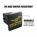 Small Arms Dealer Weapons Dinosaur T-rex Funny Humor Tow Trailer Hitch Cover Plug Insert