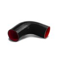 Auto Dynasty 1 5 Inches 90 Degree Elbow Turbo Intercooler Intake Piping Coupler Silicone Hose Black Red 