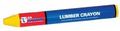 12 Pack C H Hanson 10368 4-1 2 Lumber Crayon Yellow 