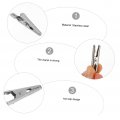 Uonlytech 10pcs Alligator Clip Test Tool Electric Wire 304 Stainless Steel