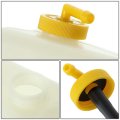 Ho3014124 Factory Style Car Coolant Reservoir Overflow Bottle Tank With Cap Compatible Honda Prelude 1992-2001 Bare White