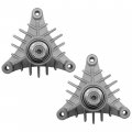 Caltric 2 Spindle Assembly Compatible With Husqvarna Yth1452 Xpa Yth150 Yth1542 Xp Xpb Xpc Xpd Xpe F