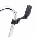 Hk Group Motorcycle Black Long Angled Adjustable Peg Mounting Kit Eagle Footrest For V-star Roadstar Suzuki Boulevard With 1-1