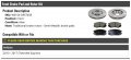 Front Semi-metallic Brake Pad And Rotor Kit Compatible With 2010-2017 Chevy Equinox