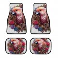 Colorful Parrots Car Floor Mat Set Universal Fit 4-piece Parrot Automotive Mats All Weather Anti-slip Protectionpets 