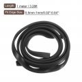Uxcell U Channel Edge Trim 3 3ft Length Rubber Guard Seal Strip Protector Flat Type Fit For 0 5-1mm 32 W X 5 16 H Black
