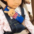 Cute Cartoon Rabbit Car Seat Belt Cover Shoulder Strap Pad 2 Piece Set Soft Polyester Universal Fit For Children And Adults 