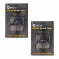 Niche Brake Pad Set For Honda Cbr1000rr Cbr600rr Cbr600ra 06455-mel-d22 Front Organic 2 Pack