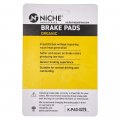 Niche Brake Pad Set For Honda Cbr1000rr Cbr600rr Cbr600ra 06455-mel-d22 Front Organic 2 Pack