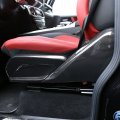Hirufait 4pcs Front Seat Side Panel Decorative Coverfor Mercedes Benz G-class 2019 2020 Abs Material Car Interior Sticker