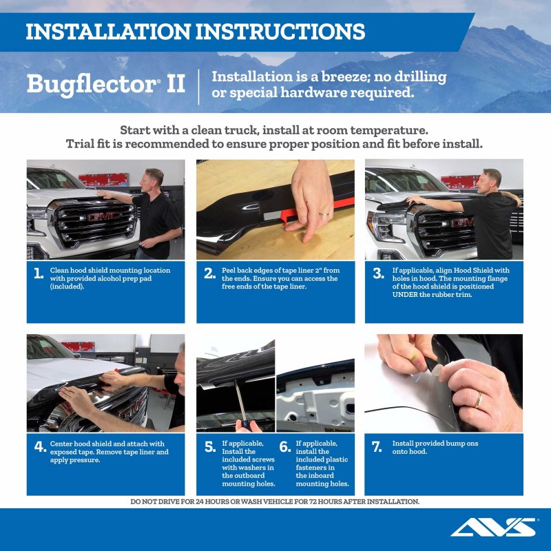 Auto Ventshade Avs Bugflector Ii Hood Shield 2010 2017 Chevrolet Equinox High Profile Smoke 1 Pc 25047