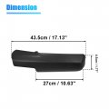 X Autohaux Trailer Tow Mirror Front Arm Cover Left Driver Side Covering Cap Housing 68263393aa For Dodge Ram 1500 2500 3500