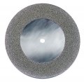 Plated Diamond Disc 2a Diameter X 1 32a Thick W 8a Arbor Hole 120 Grit On Both Sides 3 Deep Edge 
