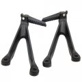 Hongk- Black Rear Passenger Foot Pegs Bracket Compatible With Cbr1000rr 2008 2009 2010 B01c0stzb4