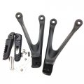 Hongk- Black Rear Passenger Foot Pegs Bracket Compatible With Cbr1000rr 2008 2009 2010 B01c0stzb4