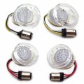 Httmt- White Amber Red Bullet Led Front Rear Turn Signal Light 1157 Insert Compatible With H-d Touring P N Tghd-tsl01-2 02r R-2
