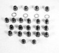 Mid-usa 60057 Rocker Arm Cover And Shaft Nut Kits For Shovelhead 