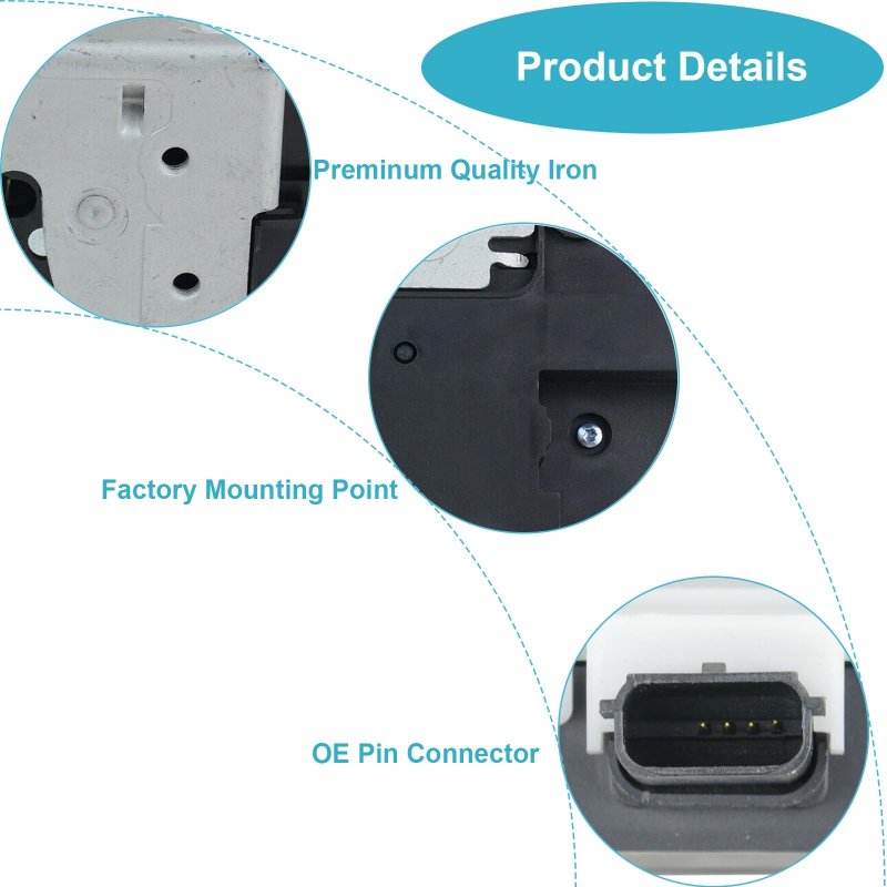 Door Lock Latch Actuator Motor Rear Left Driver Side 9l3z A For 2009 2014 F 150 2010 Mustang 2013 2019 Taurus 2011 Explorer