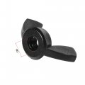 Uxcell M3 Wing Nuts Nylon Butterfly Nut Hand Twist Tighten Fasteners Black 25pcs