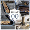 Valve Cover Gasket Set For Chevrolet 1999-2013 Corvette 5 71 6 0l 6 2l Replace 12637683 12560696 12596192 12612045 Vs50504r