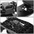 Black Housing Headlights Bundle With Smoke Lens Driving Fog Lights Compatible Ford F250 F350 F450 Super Duty Excursion 05-07