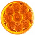 Ocpty 9led Side Marker Light 10pcs 2a Amber Round Trailer Lamp Stop Turn Tail Fit For Boats Truck Pickups 12v Waterproof Rear