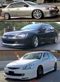 Jdm Wavy Style Smoked Window Visor Vent Shade Rain Guard Deflector Compatible With 2003-2007 7th Honda Accord Sedan