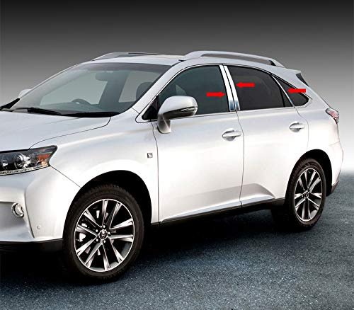 For 2010-2015 Lexus Rx 6pc Stainless Steel Chrome Pillar Post Trim