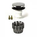 Universal Toe Touch Tip Foot Actuated Bath Tub Bathtub Drain Stopper Includes 3 8 And 5 16 Fittings