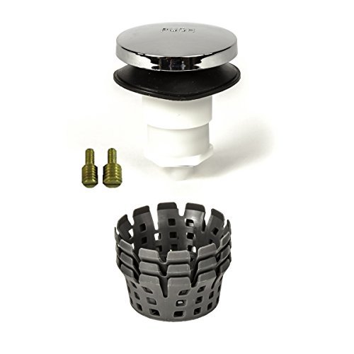 Universal Toe Touch Tip Foot Actuated Bath Tub Bathtub Drain Stopper Includes 3 8 And 5 16 Fittings