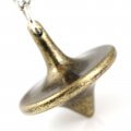 Maycoma Creative Funny Film Inception Props Spinning Bronze Gyro Keyfob Key Chain Ring Keychain Keyring