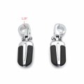 Httmt- 1-1 4 P-clamp Chrome Slipstream Footpeg Compatiable With Road Star Warrior 2002-2009 P N Mt216-055 216-103-cd