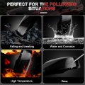 Glossy Black Mirror Cover Replacement For 2022 2023 2024 2025 Jeep Grand Cherokee With Turn Signal Direct Set Of 2 Left And
