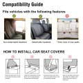 Zoeo 2pc Car Seat Covers Leopard Bling Print Pink Heart Women Front Seats Only Neoprene Accessories Organizer Pocket For Auto