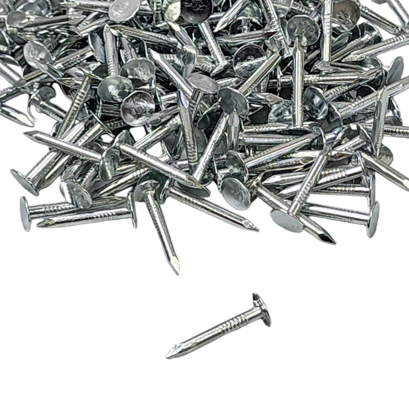 200 Pack 1 Inch Galvanized Roofing Nails Professional Grade Used To Fasten Felt Asphalt Singles Insulation Board