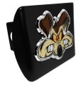 Officially Licensed Looney Tunes Wile E Coyote All Metal Black Hitch Cover Fits Standard 2 In Trailer Receivers For Trucks And 