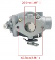 Mdairc Heavy Duty Carburetor 533969m91 For Massey Ferguson To35 35 40 50 F40 135 450 202 204 Marvel Schebler Tsx605 Tsx683