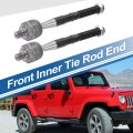 2pcs Front Inner Tie Rod Ends Kit Suspension Steering End For Jeep Grand Cherokee 2011-2015 Dodge Durango Drag Link No Ev800987