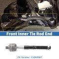 2pcs Front Inner Tie Rod Ends Kit Suspension Steering End For Jeep Grand Cherokee 2011-2015 Dodge Durango Drag Link No Ev800987