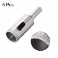 Uxcell 16mm Diamond Drill Bits Hole Saws For Glass Tile Porcelain Marble Ceramic Bottles Pots Brick Pack Of 5
