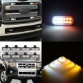 Astra Depot 16pcs Ultra Slim 12-led 36w Emergency Hazard Caution Surface Mount Strobe Light 8pcs 2-led Car Truck Grille Deck
