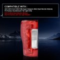 Red Tail Lights Assembly For Ford F250 F350 Super Duty 2017-2019 Fit Factory Incandescent Light W O Blind Spot Monitor Model