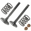 Caltric Exhaust And Intake Valve Kit Compatible With John Deere 240 245 260 265 285 320 Seals Springs