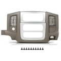 Center Dash Radio Bezel Trim Fit For Dodge Ram 1500 2002-2005 Ram 2500 3500 2003-2005 Panel Instrusment Dashboard Cover Beige W 