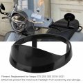 Fydun Headlight Ring Visor Motorcycle Cover Blocking Edge For Vespa Gts 250 300 2018a 2021 Stylish Style B Black