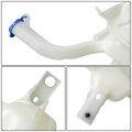 Fo1288153 Factory Style Car Windshield Washer Reservoir Tank Cap Fluid Pump Compatible With Ford Fusion Lincoln Mkz 13-16 White